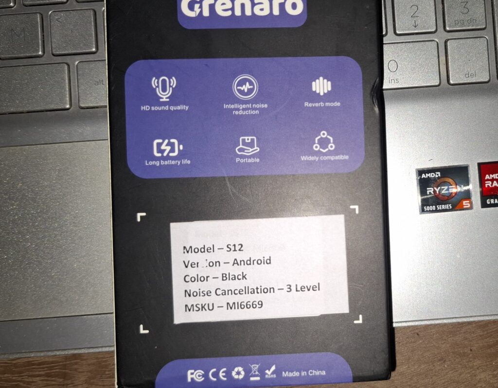Grenaro wireless microphone